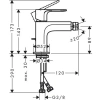 Фото смеситель для биде hansgrohe rebris s 72212000