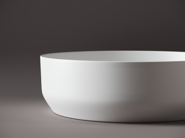 Фото раковина накладная ceramicanova element 39 см, цвет: белый cn6022mw