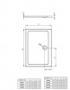 Фото поддон акриловый radaway doros d 80x90 см sdrd9080-01