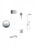 Фото термостатический смеситель для душа hansgrohe shower select 15763340