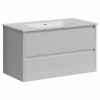 Тумба под раковину Sancos Libra 90 см, цвет: белый LB90W
