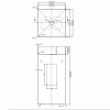Фото раковина напольная abber wasser kreis af2413mg