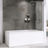 Шторка на ванну Abber Ewiges Wasser 100 см AG52100