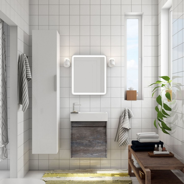 Фото тумба под раковину art&max family 40 см family-400-1d-so-pe