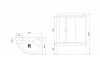Фото душевая кабина royal bath alp rb170alp-t-ch-r 170x100 см