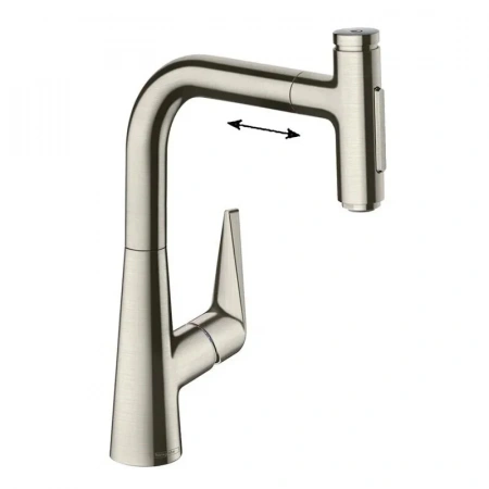 Фото смеситель для кухонной мойки hansgrohe talis select 73868800