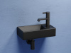 Фото раковина подвесная ceramicanova element 41.7 см, цвет: черный cn6051lmb