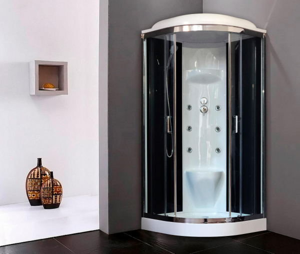 Фото душевая кабина royal bath нк rb100hk7-bt-ch 100x100 см