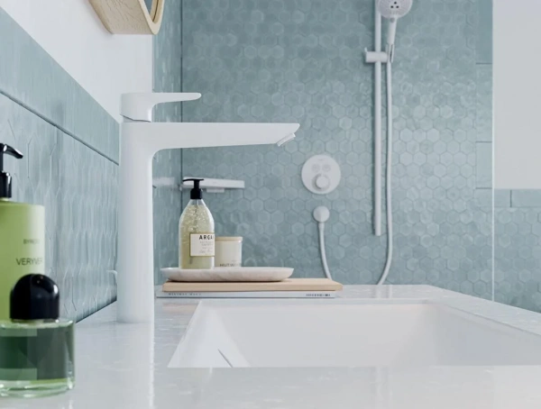 Фото смеситель для раковины hansgrohe talis e 71716700