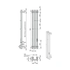 Фото электрический полотенцесушитель indigo style 3 pro 90/13 lspre90-13brrt