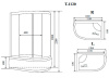 Фото душевая кабина timo comfort t-1120 l 120x85 см