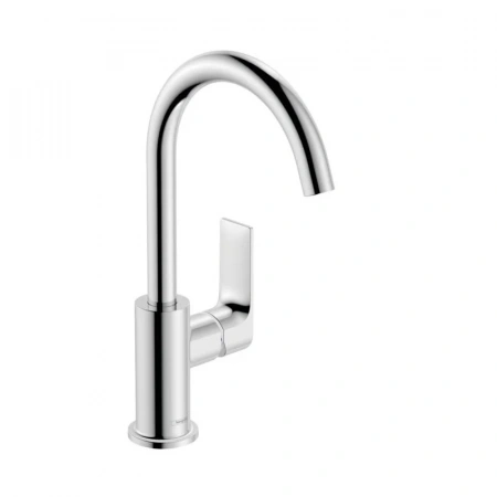 Фото смеситель для раковины hansgrohe rebris e 72576000