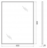 Фото зеркало belbagno 60 см spc-al-600-800 nero