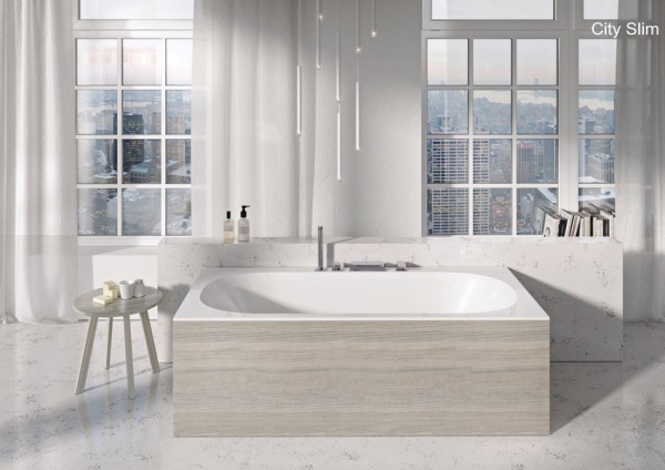 Фото акриловая ванна ravak city slim 180x80 см c921300000