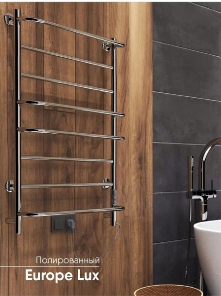 Фото электрический полотенцесушитель indigo europe lux 80/40 lelle80-40rt