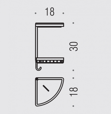 Фото полка-сетка подвесная colombo design complementi b9601