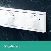 Фото термостатический смеситель для душа hansgrohe rainselect 15382700