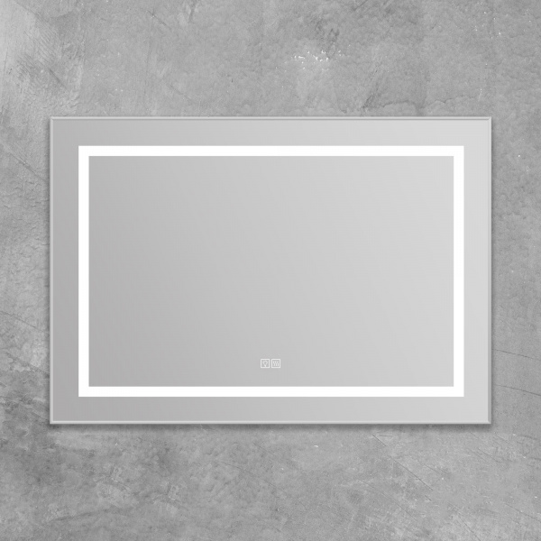 Фото зеркало с подсветкой belbagno kraft 98.5 см spc-kraft-985-685-tch-warm
