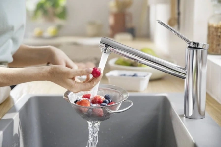 Фото смеситель для кухонной мойки hansgrohe zesis 74806000