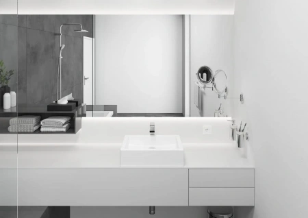 Фото смеситель для раковины hansgrohe vernis shape 71562000