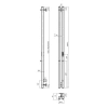 Фото электрический полотенцесушитель indigo style 2 pro 120/8 lspre120-8rt