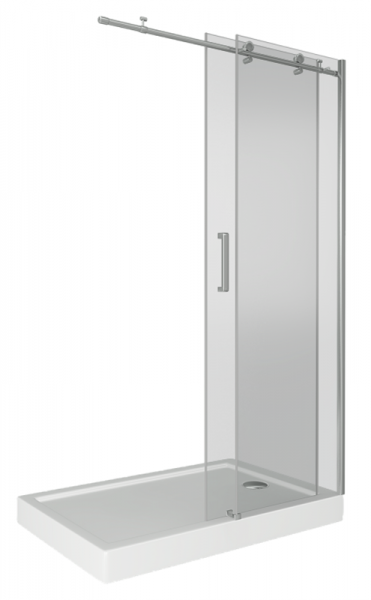 Фото душевая дверь good door puerta wtw-110-c-ch 110 см пу00008