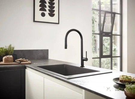 Фото смеситель для кухонной мойки hansgrohe talis classic 72800670