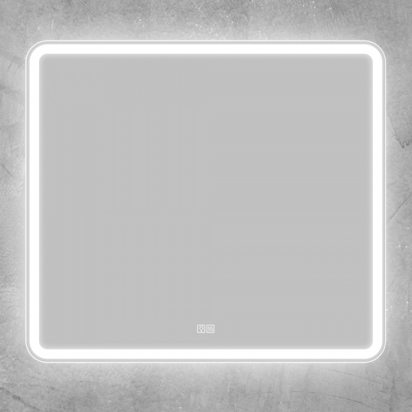Фото зеркало с подсветкой belbagno marino 90 см spc-mar-900-800-led-tch-warm