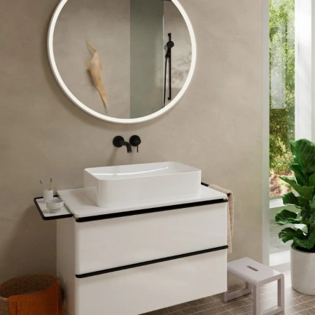 Фото смеситель для раковины hansgrohe tecturis s 73350670
