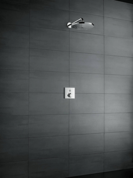Фото верхний душ с держателем hansgrohe raindance select s 240 2jet 26466000