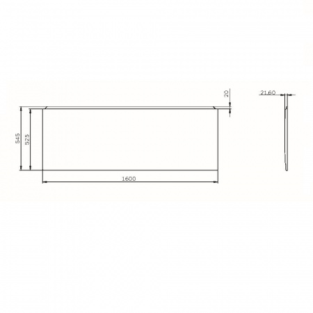 Фото фронтальная панель  для ванны am.pm x-joy 160х70 см