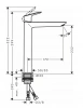 Фото смеситель для раковины hansgrohe logis fine 71258000