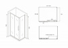 Фото душевое ограждение abber schwarzer diamant 180x80 см ag30180bh-s80b