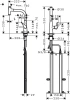 Фото смеситель для кухонной мойки hansgrohe metris select 73802800