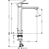 Фото смеситель для раковины hansgrohe rebris s 72580670