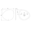 Фото зеркало с подсветкой am.pm x-joy 80 см m85mox50801wg