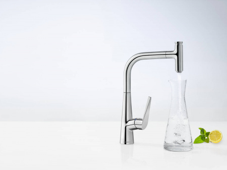 Фото смеситель для кухни hansgrohe talis select s 72821000