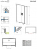 Фото душевая дверь radaway idea black dwd 170 см 387127-54-01