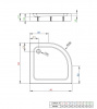 Фото поддон акриловый radaway laros a compact 85 см sla8585-01